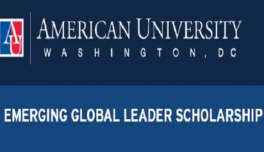 AU Emerging Global Leader Scholarship Program