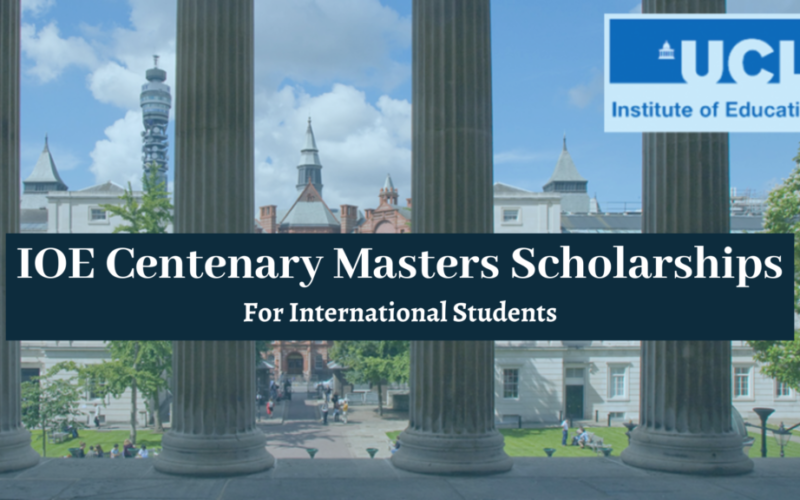 IOE Centenary Masters Scholarships